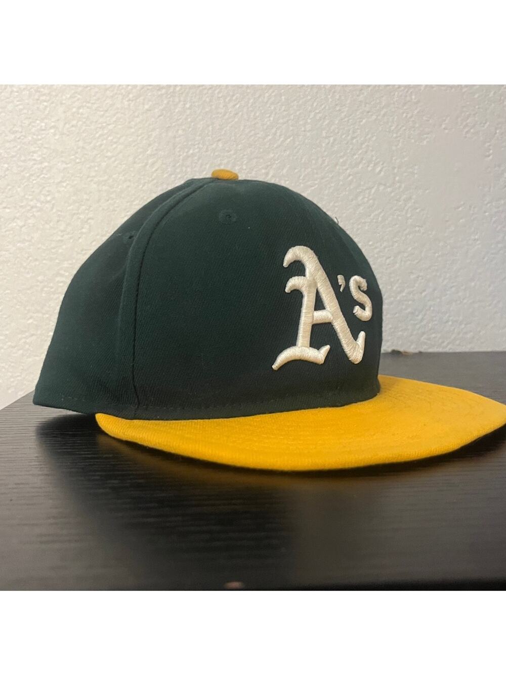 Oakland A's Green and Yellow New Era Fitted Hat